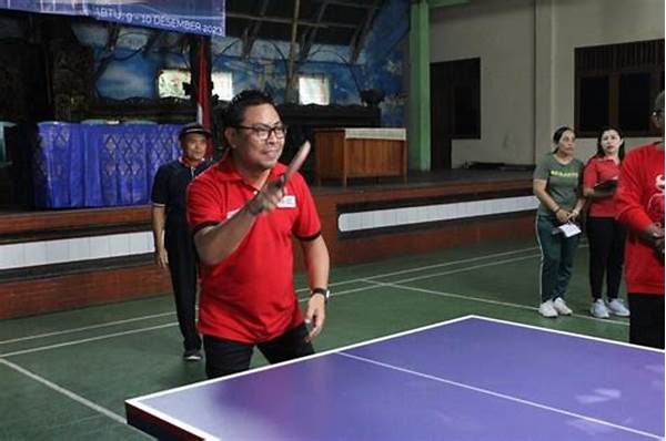 Wawali Arya Wibawa Buka Turnamen Tenis Meja Antar Umat Beragama