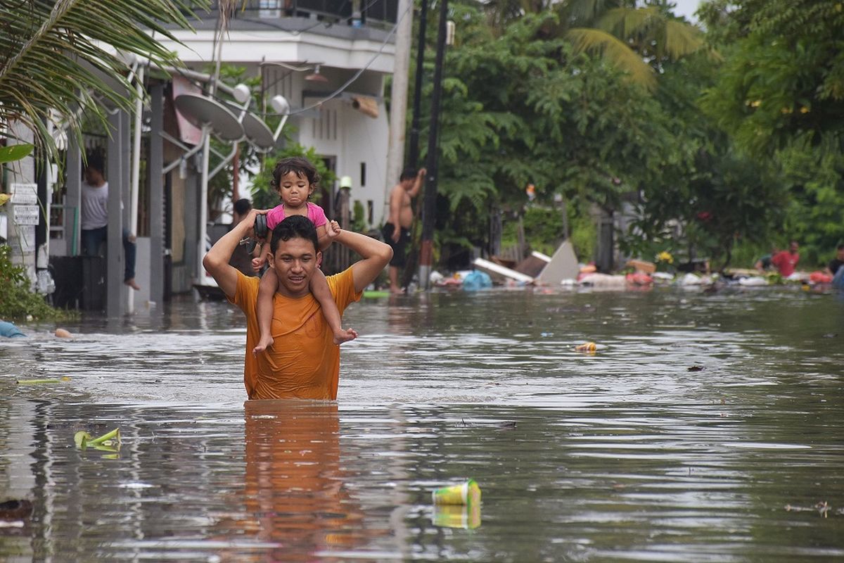 Pedagang Merugi Puluhan Juta Akibat Banjir di Denpasar Bali