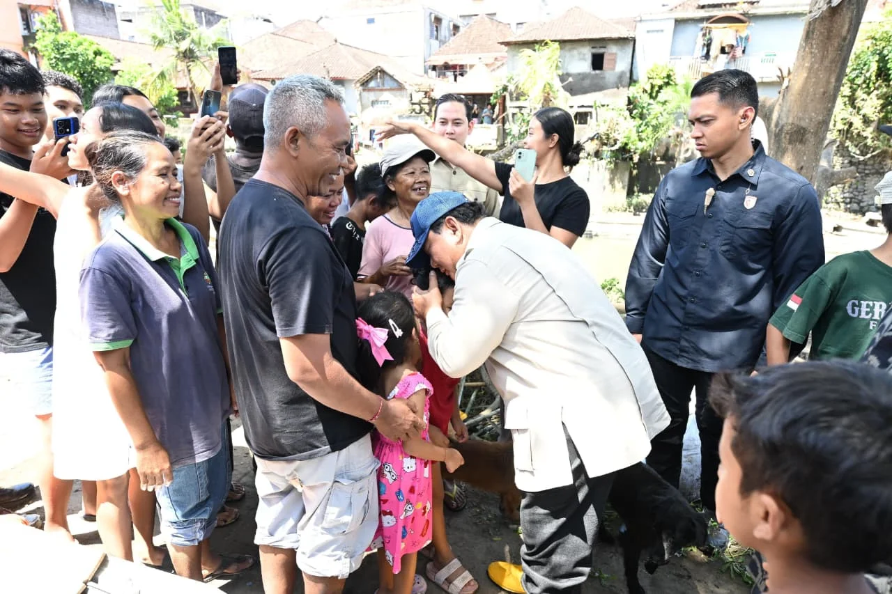 Presiden Prabowo Tinjau Langsung Banjir di Denpasar