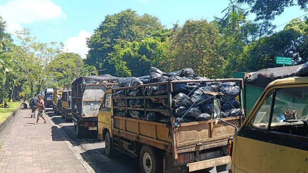 kirim sampah organik ke klungkung